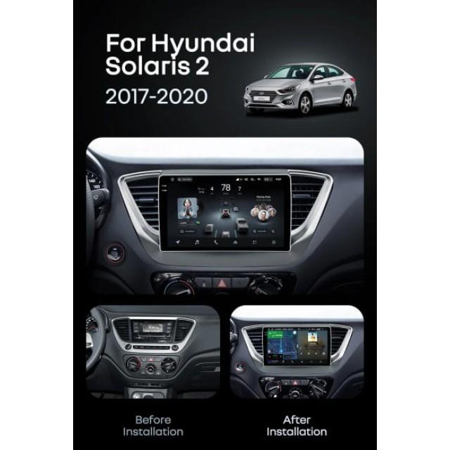 Radio samochodowe Teyes CC4 Pro 2k 8+128 Gb Hyundai Solaris 2 2017-2020 (B) 9"