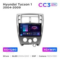 Radio samochodowe Teyes CC3 2k 6+128 Gb Hyundai Tucson 1 2004-2009 10