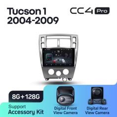 Radio samochodowe Teyes CC4 Pro 2k 8+128 Gb Hyundai Tucson 1 2004-2009 10"