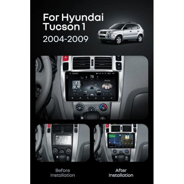 Radio samochodowe Teyes CC4 Pro 2k 8+128 Gb Hyundai Tucson 1 2004-2009 10"