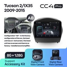 Radio samochodowe Teyes CC4 Pro 2k 8+128 Gb Hyundai Tucson 2 LM IX35 2009-2015 (AB) 9"