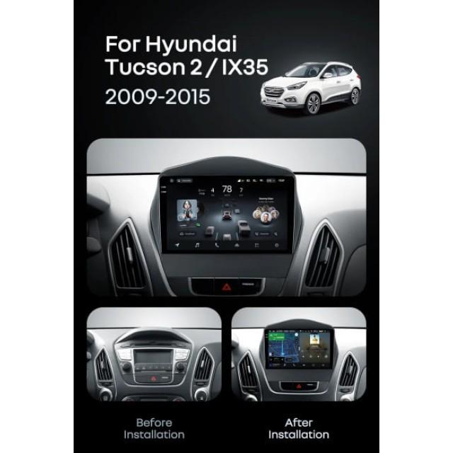Radio samochodowe Teyes CC4 Pro 2k 8+128 Gb Hyundai Tucson 2 LM IX35 2009-2015 (AB) 9"