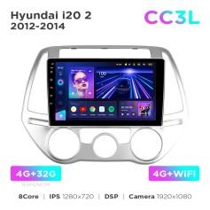 Radio samochodowe do Hyundai i20 2 2012-2014 Teyes CC3L 4+32 Gb 9"