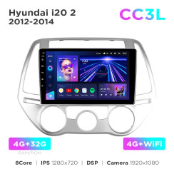 Radio samochodowe do Hyundai i20 2 2012-2014 Teyes CC3L 4+32 Gb 9"