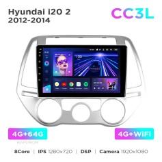 Radio samochodowe Teyes CC3L 4+64 Gb Hyundai i20 2 2012-2014 9"