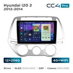 Radio samochodowe Teyes CC4 Pro 2k 12+256 Gb Hyundai i20 2 2012-2014 9"