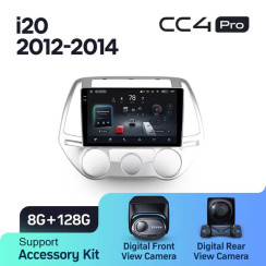 Radio samochodowe Teyes CC4 Pro 2k 8+128 Gb Hyundai i20 2 2012-2014 9"