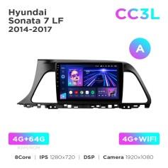 Radio samochodowe Teyes CC3L 4+64 Gb Hyundai Sonata 7 LF 2014-2017 (A) 9"