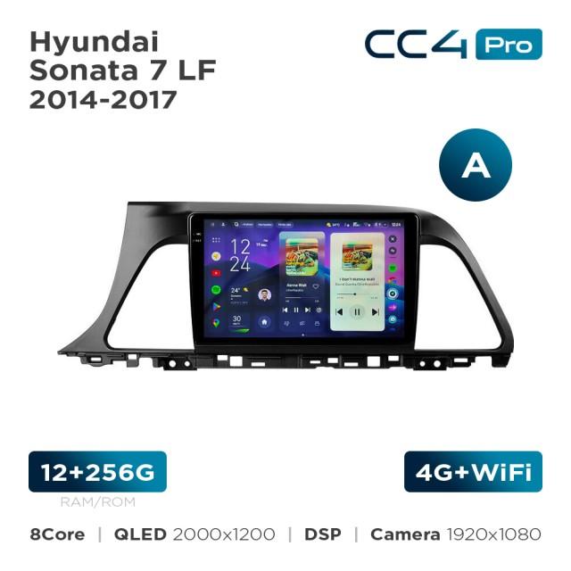 Radio samochodowe Teyes CC4 Pro 2k 12+256 Gb Hyundai Sonata 7 LF 2014-2017 (A) 9"