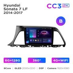 Radio samochodowe do Hyundai Sonata 7 LF 2014-2017 (B) Teyes CC3L 4+32 Gb 9"