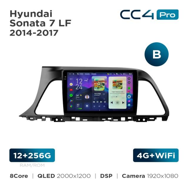 Radio samochodowe Teyes CC4 Pro 2k 12+256 Gb Hyundai Sonata 7 LF 2014-2017 (B) 9"