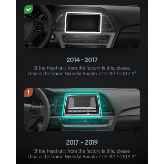 Radio samochodowe Teyes CC4 Pro 2k 8+128 Gb Hyundai Sonata 7 LF 2014-2017 (B) 9"