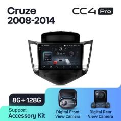 Radio samochodowe Teyes CC4 Pro 2k 8+128 Gb Chevrolet Cruze J300 2008-2014 9"