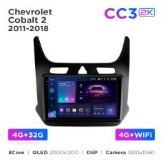 Radio samochodowe Teyes CC3 2k 4+32 Gb Chevrolet Cobalt 2 2011-2018 9"