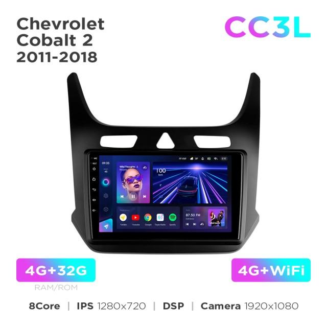 Radio samochodowe do Chevrolet Cobalt 2 2011-2018 Teyes CC3L 4+32 Gb 9"