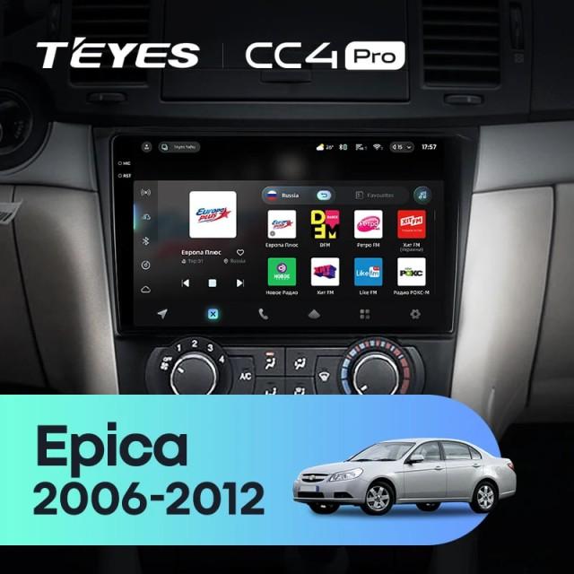 Radio samochodowe Teyes CC4 Pro 2k 8+128 Gb Chevrolet Epica 1 2006-2012 9"