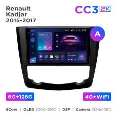 Radio samochodowe Teyes CC3 2k 6+128 Gb Renault Kadjar 2015-2017 9"
