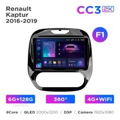 Radio samochodowe Teyes CC3 2k 6+128 Gb 360° Renault Kaptur 2016-2019 (F1) 9