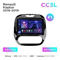 Radio samochodowe do Renault Kaptur 2016-2019 (F1) Teyes CC3L 4+32 Gb 9"