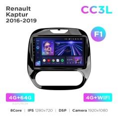 Radio samochodowe Teyes CC3L 4+64 Gb Renault Kaptur 2016-2019 (F1) 9"