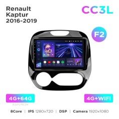Radio samochodowe Teyes CC3L 4+64 Gb Renault Kaptur 2016-2019 (F2) 9"
