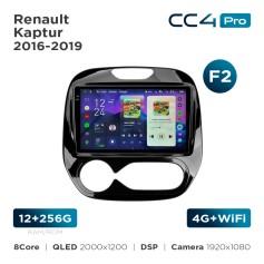Radio samochodowe Teyes CC4 Pro 2k 12+256 Gb Renault Kaptur 2016-2019 (F2) 9"