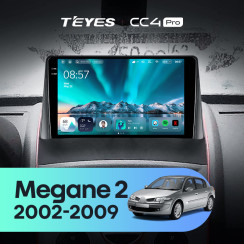 Radio samochodowe Teyes CC4 Pro 2k 8+128 Gb Renault Megane 2 2002-2009 9"