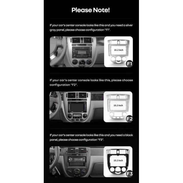 Radio samochodowe Teyes CC4 Pro 2k 8+128 Gb Chevrolet Lacetti J200 / Buick Excelle Hrv 2004-2013 / Daewoo Gentra 2 2013-2015 (F1) 10"