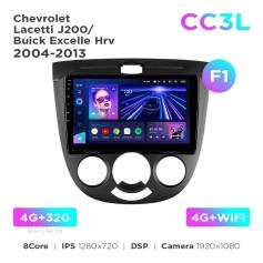 Radio samochodowe do Chevrolet Lacetti J200 / Buick Excelle Hrv 2004-2013 (F1) Teyes CC3L 4+32 Gb 9"