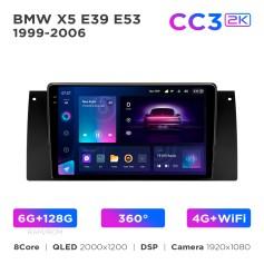 Radio samochodowe Teyes CC3 2k 6+128 Gb 360° BMW X5 E39 E53 1999-2006 9