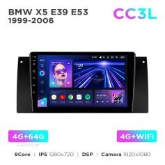 Radio samochodowe Teyes CC3L 4+64 Gb BMW X5 E39 E53 1999-2006 9"