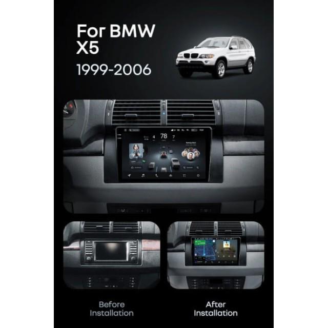Radio samochodowe Teyes CC4 Pro 2k 8+128 Gb BMW X5 E39 E53 1999-2006 9"