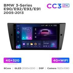 Radio samochodowe Teyes CC3 2k 4+32 Gb BMW 3-Series E90/E92/E93/E91 2005-2013 9"