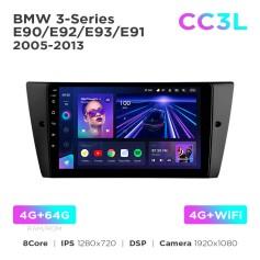 Radio samochodowe Teyes CC3L 4+64 Gb BMW 3-Series E90/E92/E93/E91 2005-2013 9"