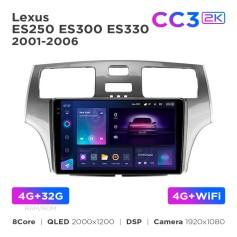 Radio samochodowe Teyes CC3 2k 4+32 Gb Lexus ES250 ES300 ES330 2001-2006 9"