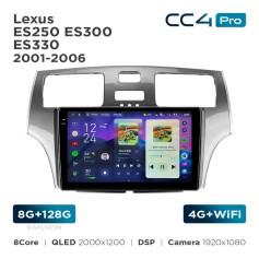 Radio samochodowe Teyes CC4 Pro 2k 8+128 Gb Lexus ES250 ES300 ES330 2001-2006 9"