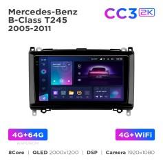 Radio samochodowe Teyes CC3 2k 4+64 Gb Mercedes-Benz B-Class T245 2005-2011 / Vito 3 W447 2014-2020 / Vito 2, Viano 2 W639 2003-2015 / Sprinter 2009-2015 9"