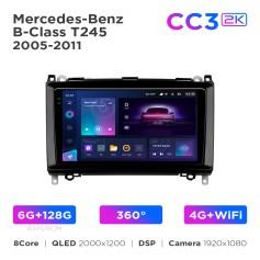 Radio samochodowe Teyes CC3 2k 6+128 Gb 360° Mercedes-Benz B-Class T245 2005-2011 / Vito 3 W447 2014-2020 / Vito 2, Viano 2 W639 2003-2015 / Sprinter 2009-2015 9"