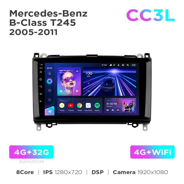 Radio samochodowe do Mercedes-Benz B-Class T245 2005-2011 / Vito 3 W447 2014-2020 / Vito 2, Viano 2 W639 2003-2015 / Sprinter 2009-2015 Teyes CC3L 4+32 Gb 9"