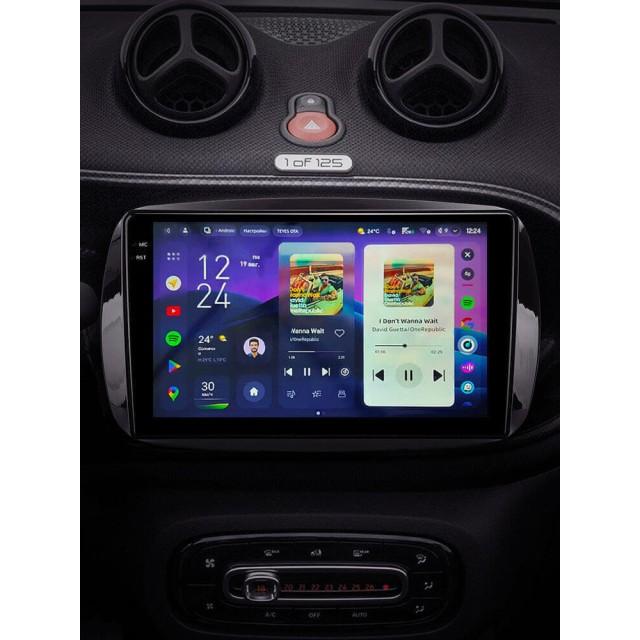 Radio samochodowe Teyes CC4 Pro 2k 8+128 Gb Mercedes-Benz Smart Fortwo 3 C453 A453 W453 2014-2020 9"