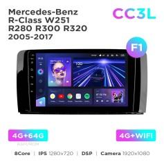 Radio samochodowe Teyes CC3L 4+64 Gb Mercedes-Benz R-Class W251 R280 R300 R320 2005-2017 (F1) 9"