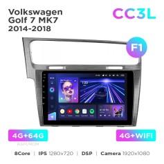 Radio samochodowe Teyes CC3L 4+64 Gb Volkswagen Golf 7 MK7 2012-2020 (F1) 10"