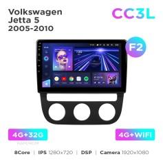 Radio samochodowe do Volkswagen Jetta 5 2005-2010 (F2) Teyes CC3L 4+32 Gb 10"