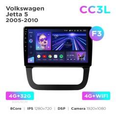 Radio samochodowe do Volkswagen Jetta 5 2005-2010 (F3) Teyes CC3L 4+32 Gb 10"