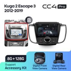 Radio samochodowe Teyes CC4 Pro 2k 8+128 Gb Ford Kuga 2 / Escape 3 2012-2019 (B) 9"