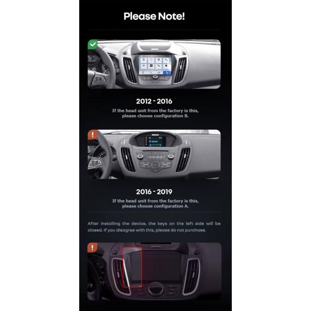 Radio samochodowe Teyes CC4 Pro 2k 8+128 Gb Ford Kuga 2 / Escape 3 2012-2019 (B) 9"