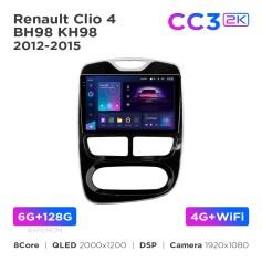 Radio samochodowe Teyes CC3 2k 6+128 Gb Renault Clio 4 BH98 KH98 2012-2015 10