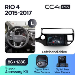 Radio samochodowe Teyes CC4 Pro 2k 8+128 Gb Kia RIO 4 K3 2015-2017 9"