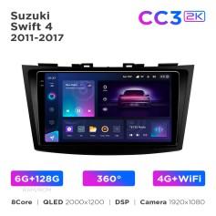 Radio samochodowe Teyes CC3 2k 6+128 Gb 360° Suzuki Swift 4 2011-2017 9