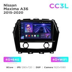 Radio samochodowe Teyes CC3L 4+64 Gb Nissan Maxima A36 2015-2020 10"